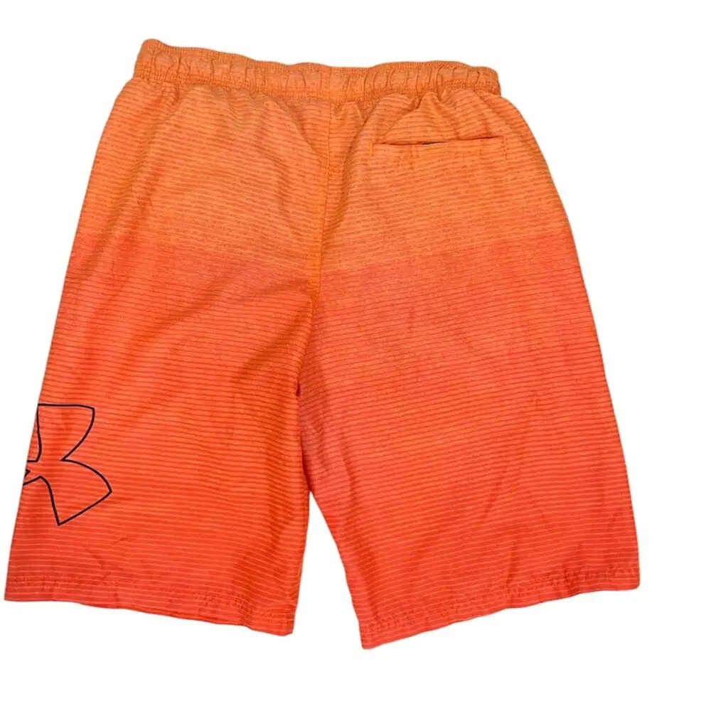 UA Boys Orange Swim Trunks XL‎